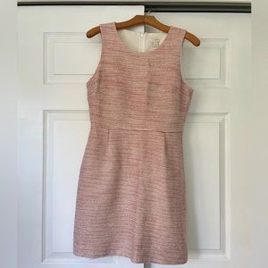 JCrew Pink Toned Tweed Dress Size 8